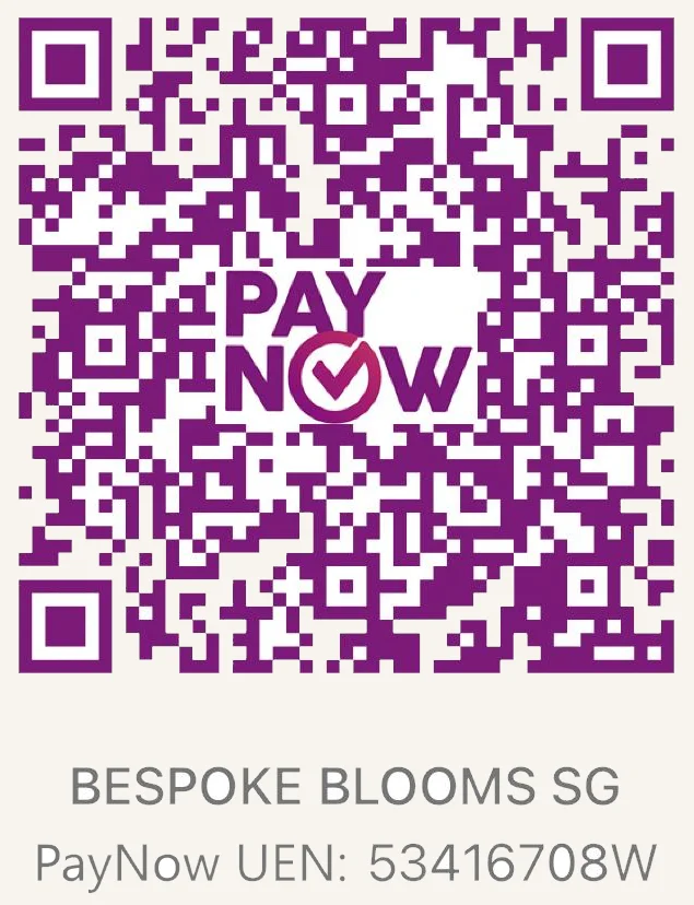 PayNow QR code for Bespoke Blooms SG — PayNow UEN 53416708W